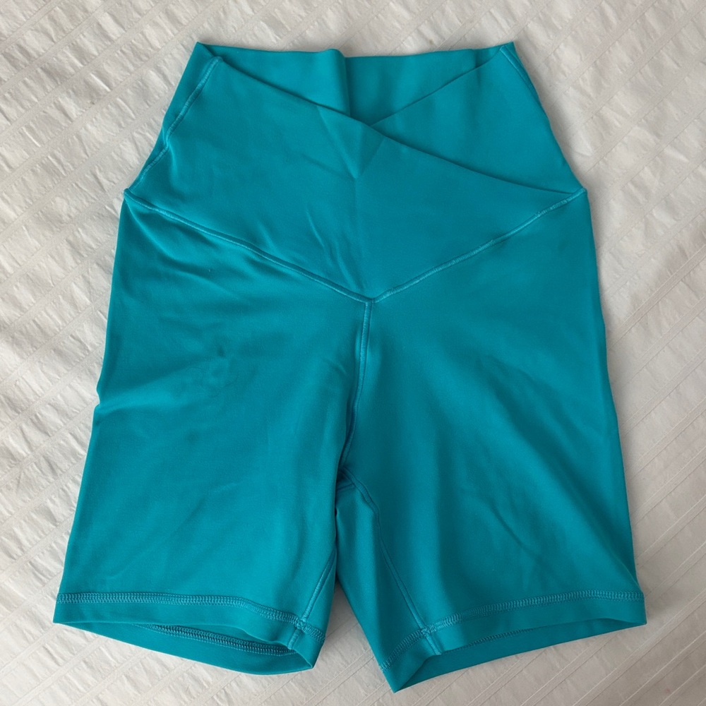Aerie Teal Bike Shorts